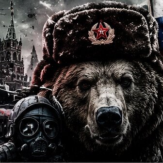 Bear in a ushanka meme